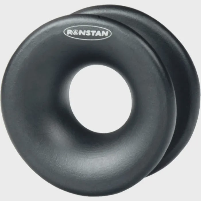 RopeGlide™ Ring, Black, Alloy. Sizes 5 thru 26mm ID