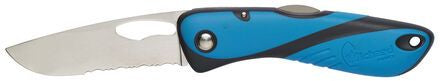 Offshore knife - Single serrated blade - Blue