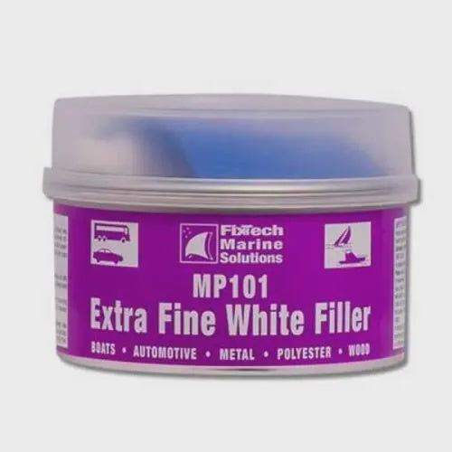 FixTech Extra-Fine Gel Coat Repair Filler - White 1kg