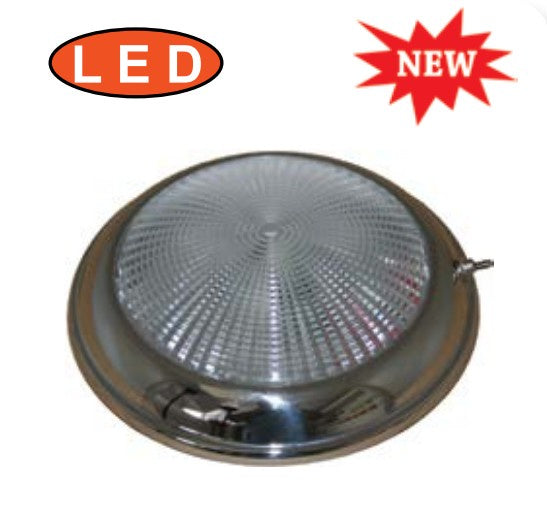 LED Dome Light - Low Profile Stainless
