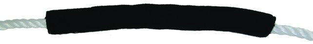 Acrylic Rope Cover - Pair (Black) 500mm
