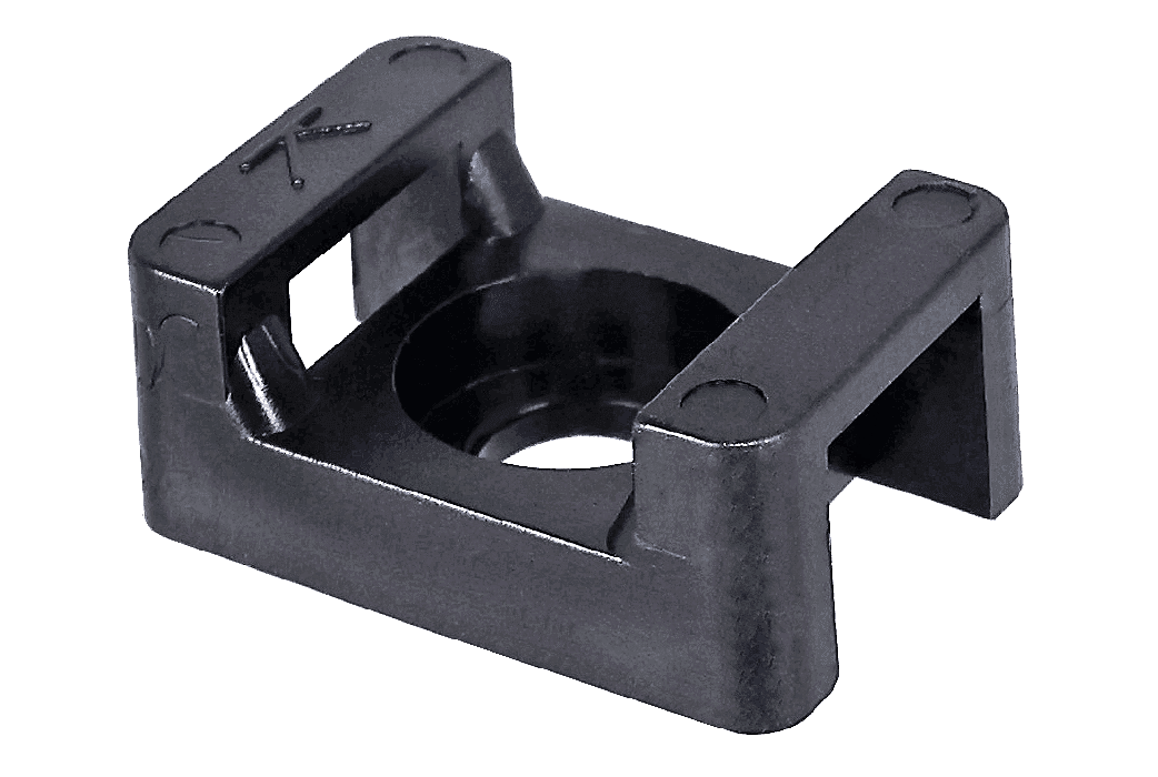 Screw Mount Base 3mm Black - each