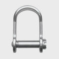 Stainless Steel D Shackle, 5/32" Coined Pin
