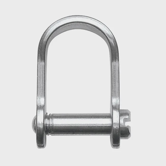 Stainless Steel D Shackle, 5/32" Coined Pin