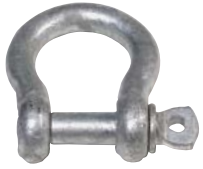BLA GALVANISED BOW SHACKLE 8MM