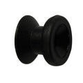 BLA NYLON SHOCK CORD BUTTONS BLACK 5X13MM