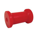 Trailer Rollers Red Poly Cotton Reel: Keel : To Suit Fibreglass Boats