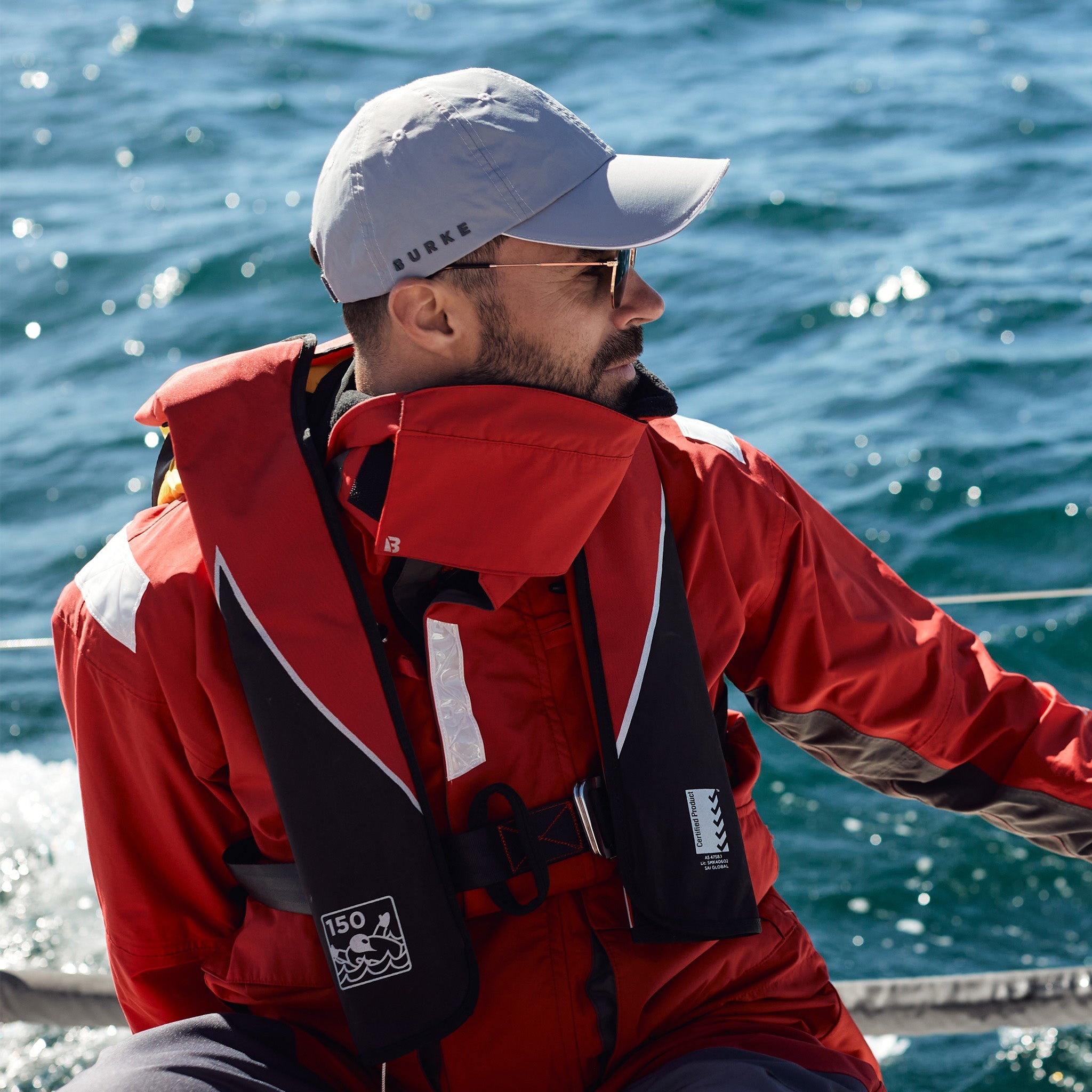 Whip 150N Inflatable Lifejacket with Harness - Level 150