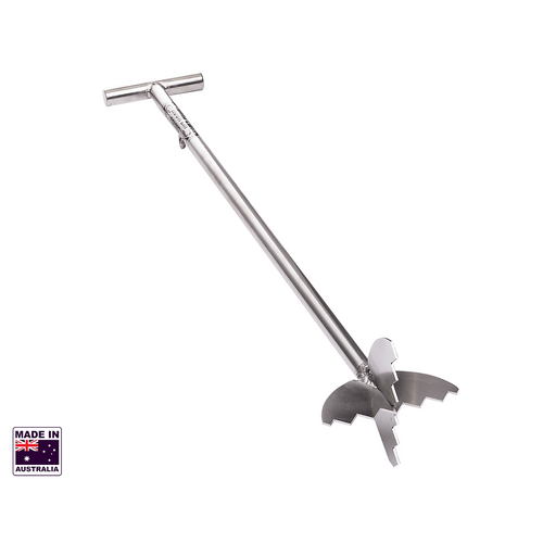 Burley Muncher - Stainless Steel 650mm Handle - Chemically Polished
