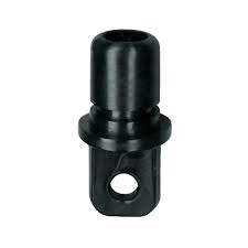 BLA CANOPY BOW END BLACK NYLON 25MM x 3MM @ 2