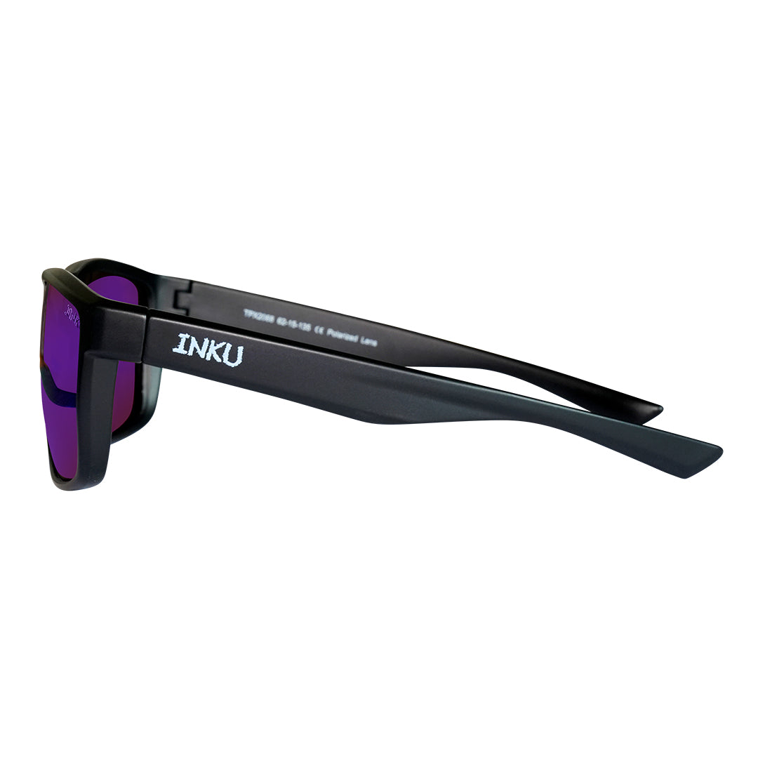 Inku Polarised Sunglasses - Blue Mirror