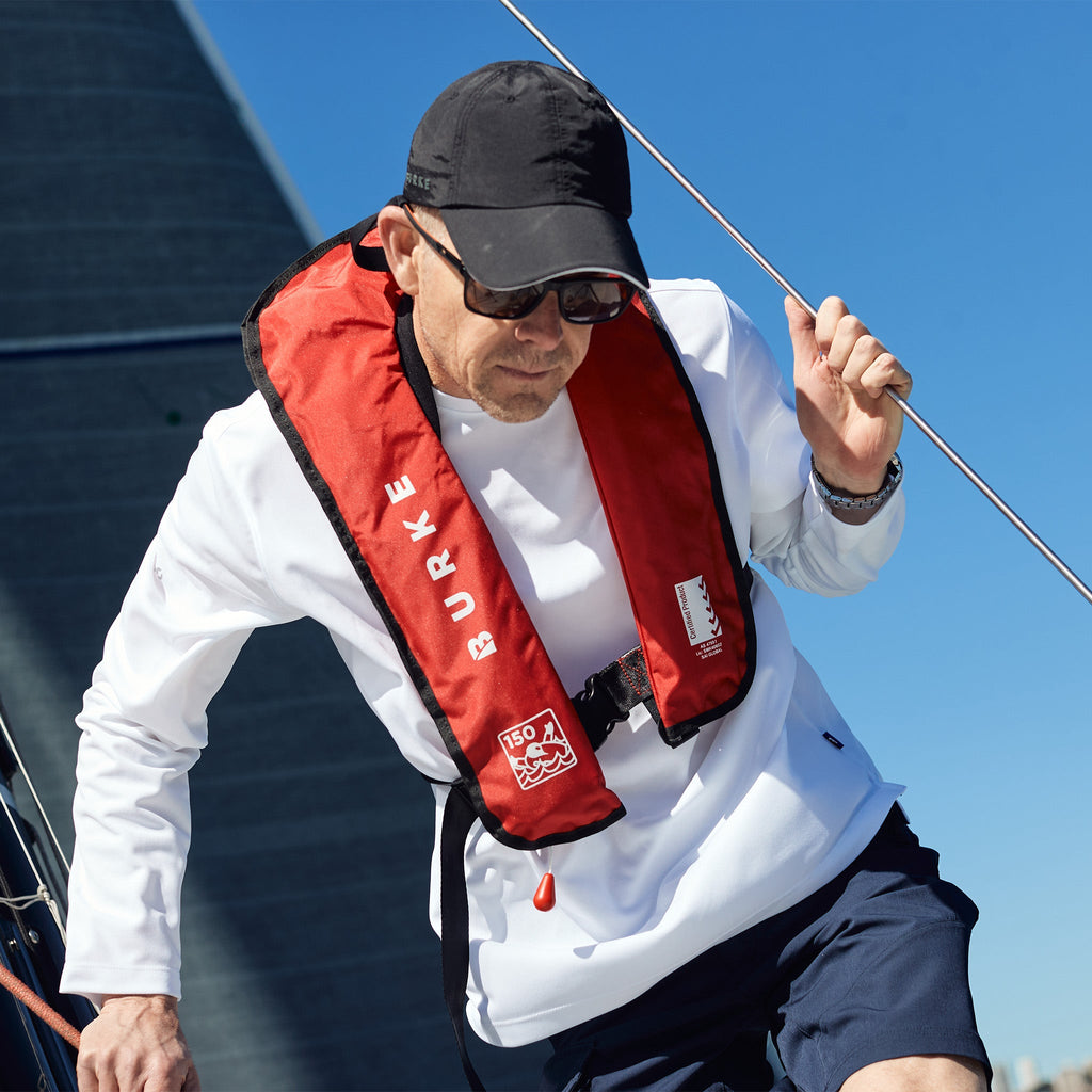 Burke Standard Inflatable PFD - Level 150 - Red