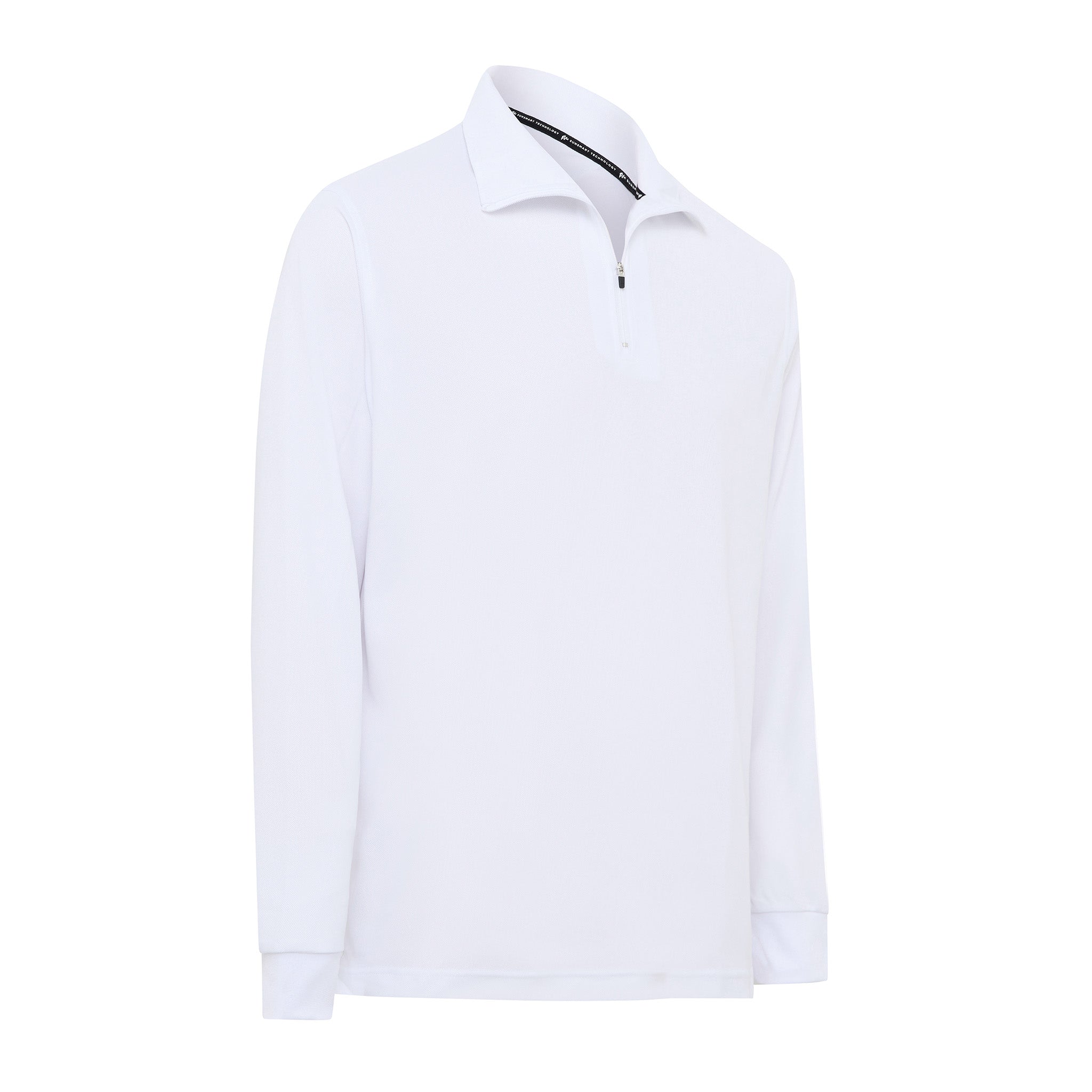 Signature Long Sleeve Polo - White