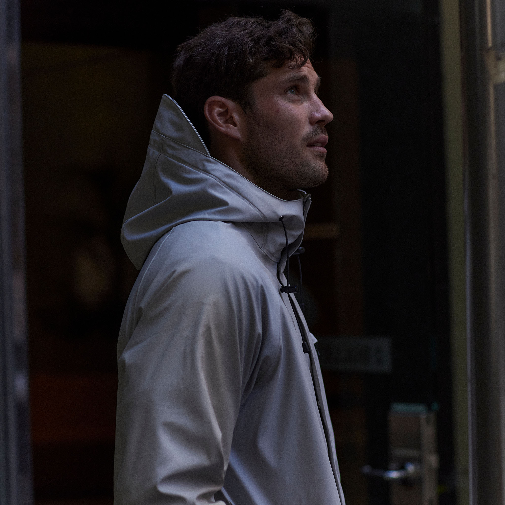 Zephyr Jacket - Light Grey | Black