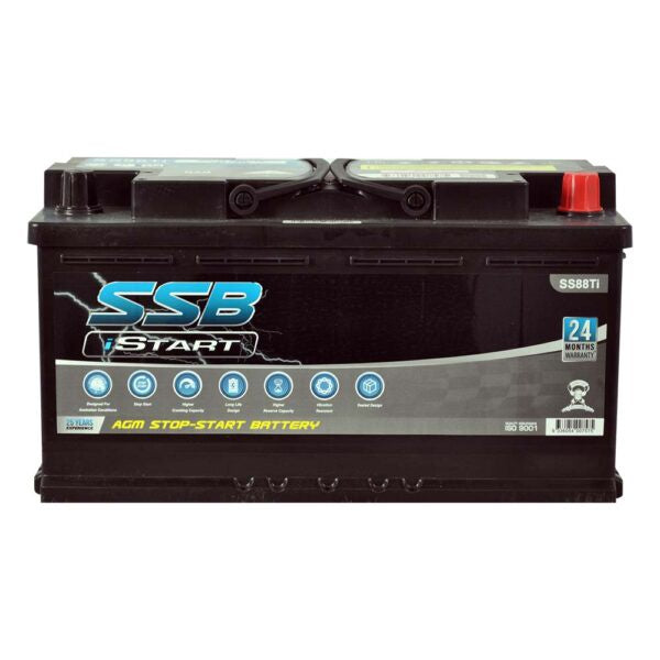 SS88Ti SSB Stop Start VRLA (AGM) Battery