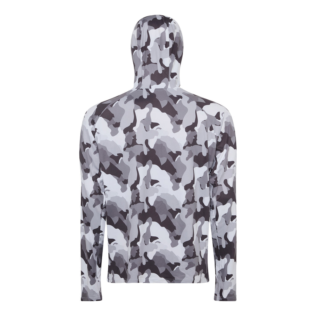 Hooded Sun Shirt - Grey Camo