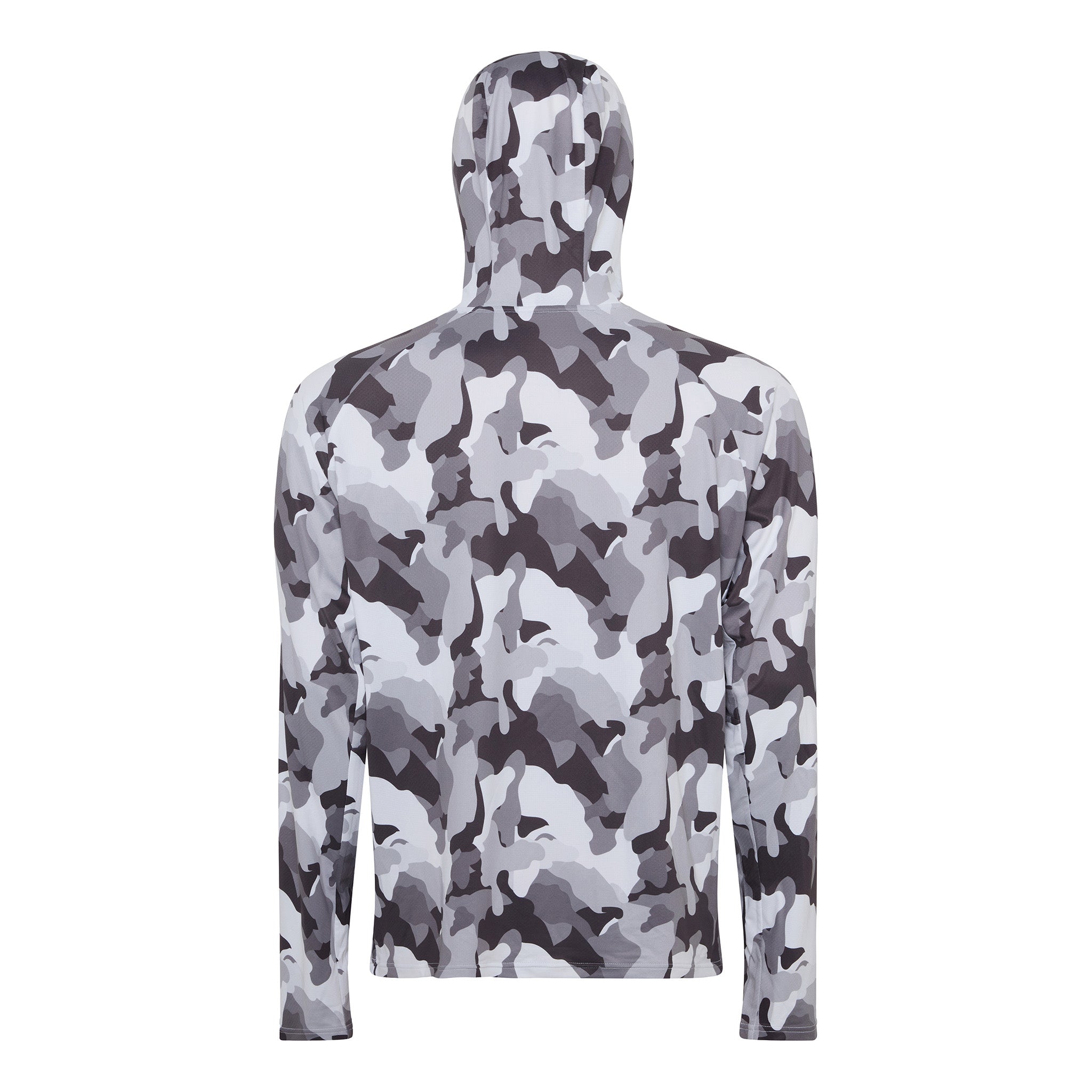 Hooded Sun Shirt - Grey Camo