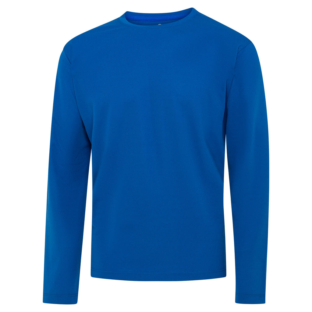 Crew Tech Tee LS - Blue