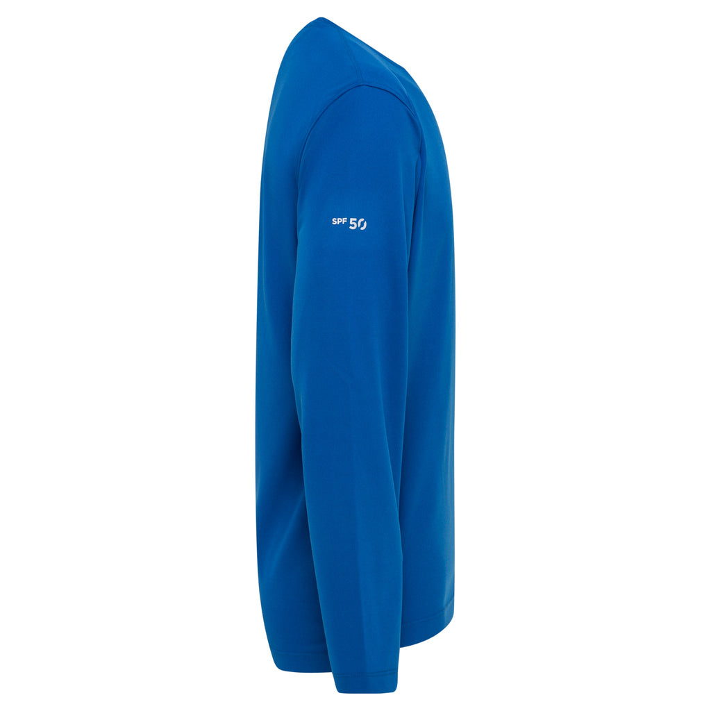 Crew Tech Tee LS - Blue