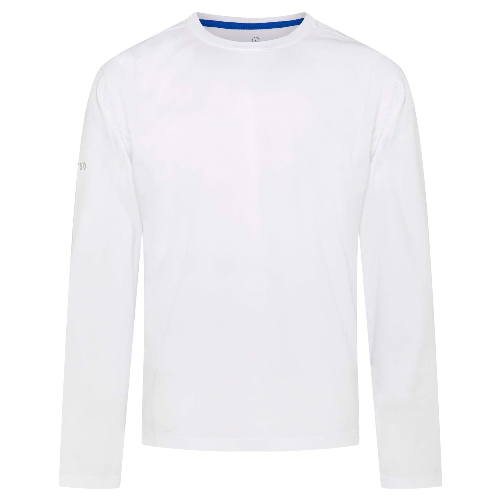 Crew Tech Tee LS - White