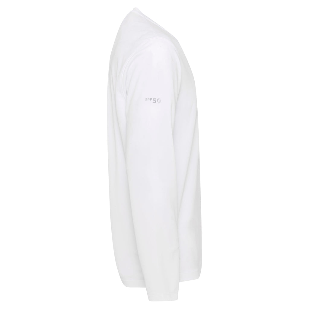 Crew Tech Tee LS - White